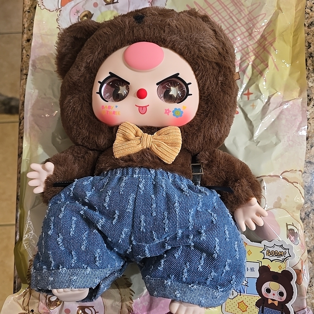 Baby Three V3 400% Brown Bear Special Eyes